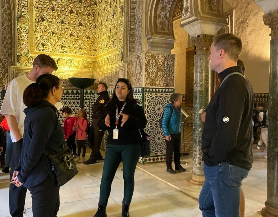 Guided tour in the Alcazar of Seville